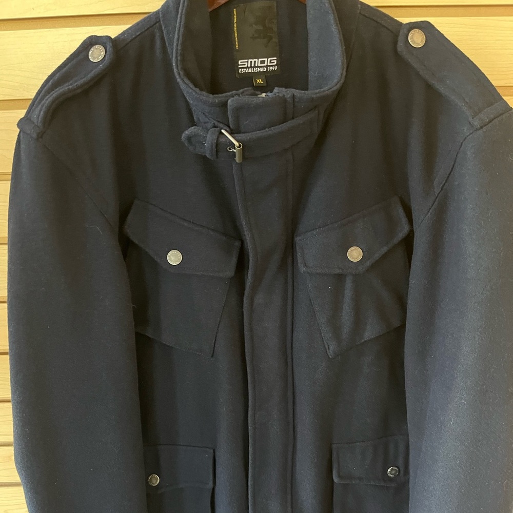 SMOG NEW-YORKER WOOLEN TOP JACKET X-LARGE